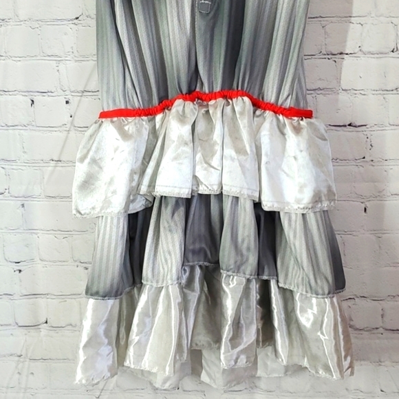 Stephen Kings IT Pennywise the Killer Clown Halloween Costume Dress Junior Sz XL - Picture 11 of 17